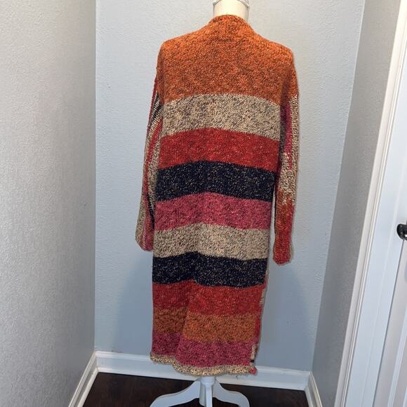 Free People On My Mind Long Line Open Front Cardigan- Size S - Picture 5 of 11